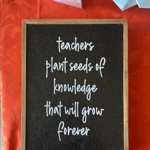 Teacher appreciation gift for the end of the year art piece